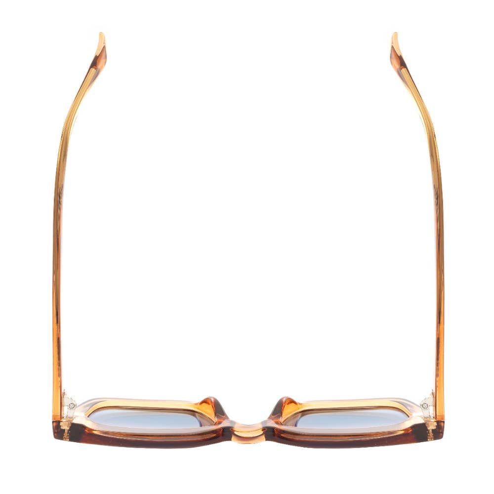 RYE | Transparent Tan | Blue Lens