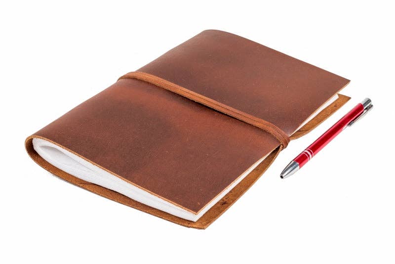 Leather Journal-Traveller: Tan / TRV-Unlined