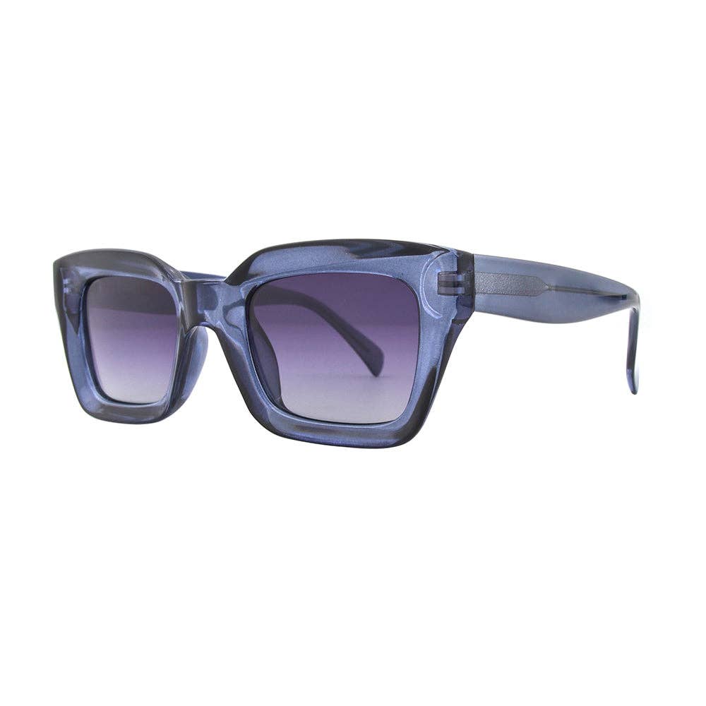 DELPHI | Transparent Blue / Smokey Lens | Polarized Sunglass