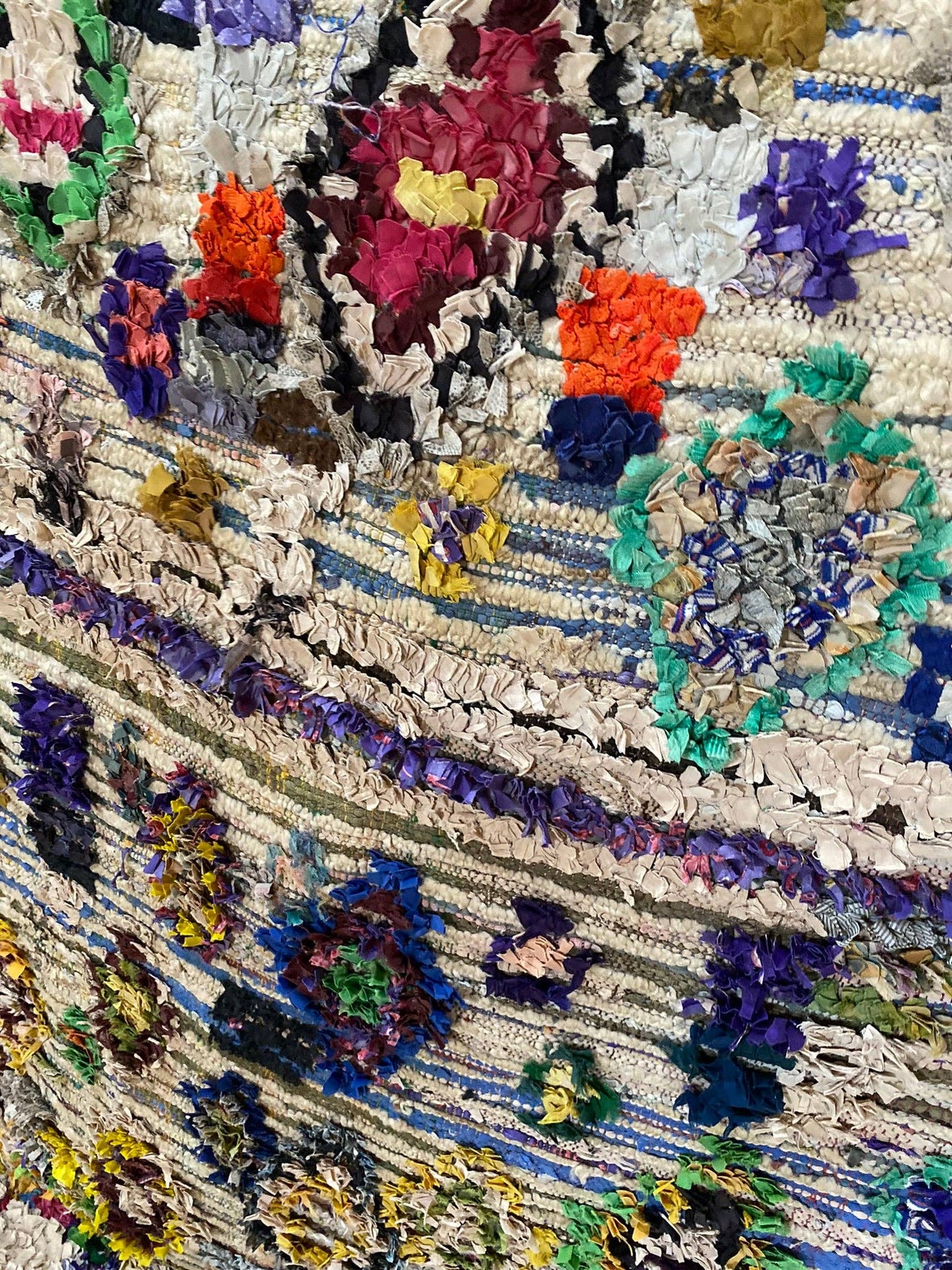 Vintage Boucherouite Rug Ourika 1Style -95/155m