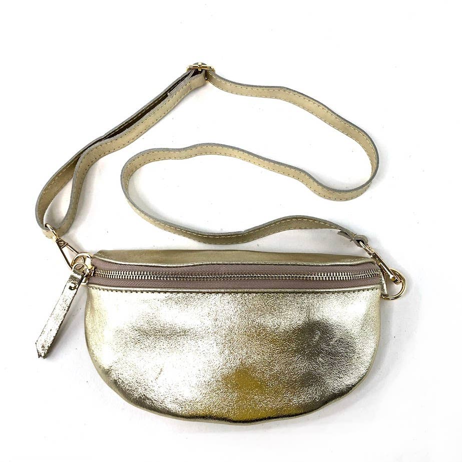 BELT BAG BRONZE METALLIC