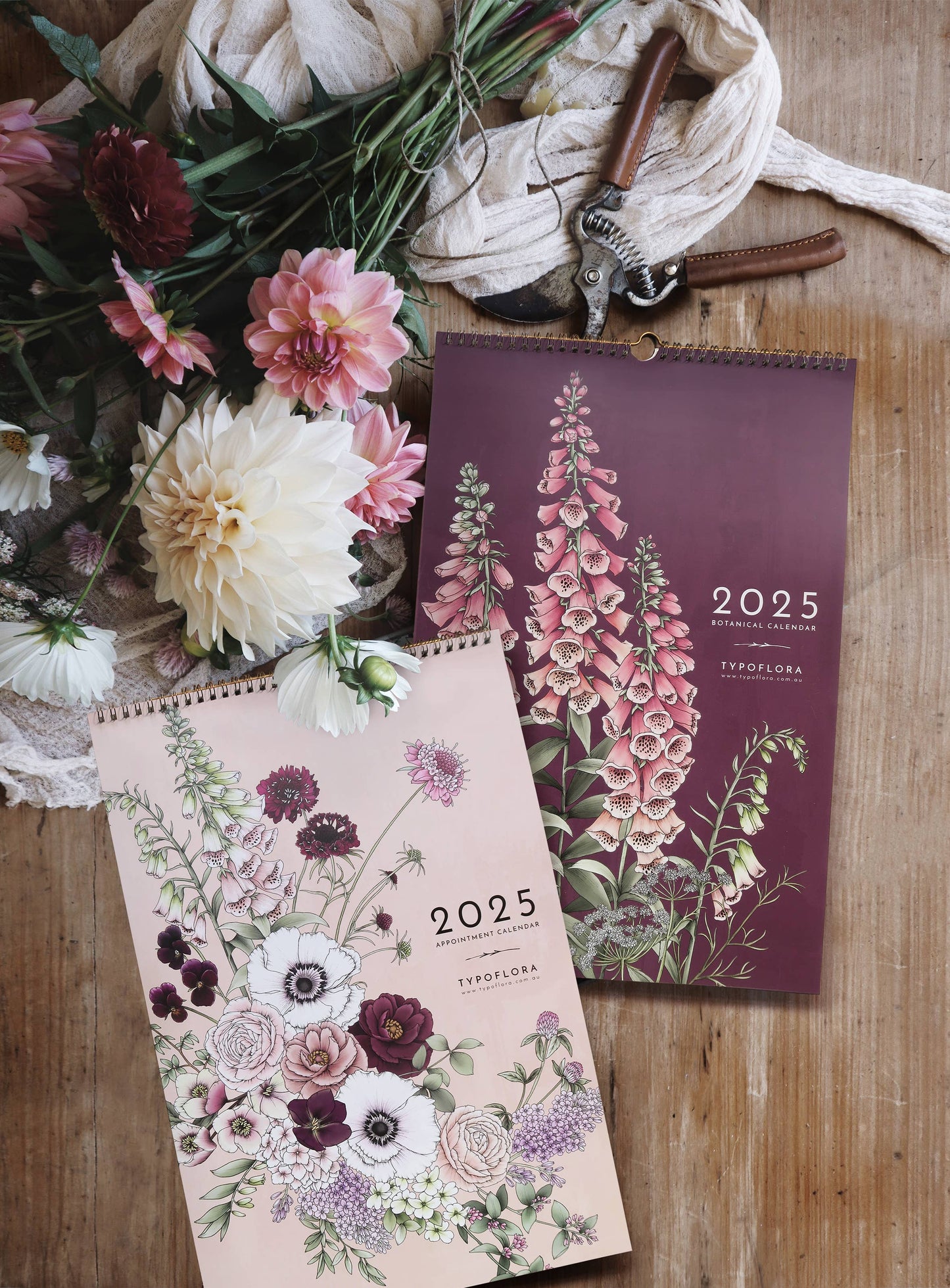 2025 Always Flowers Appointment Wall Calendar