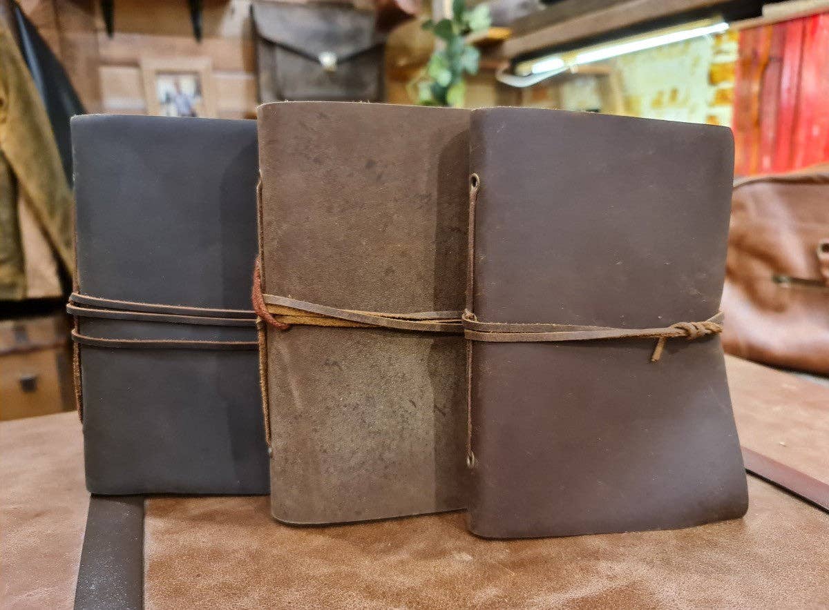Leather Journal-Traveller: Tan / TRV-Unlined