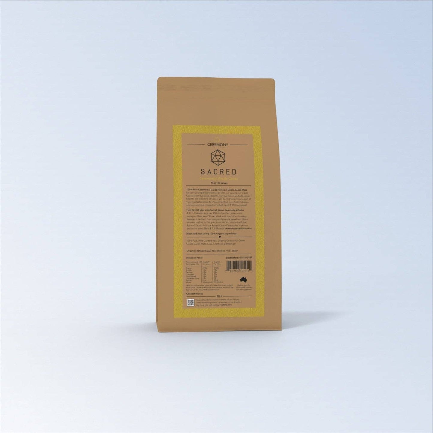 Ceremony - Ceremonial Cacao: 250g | 25 serves