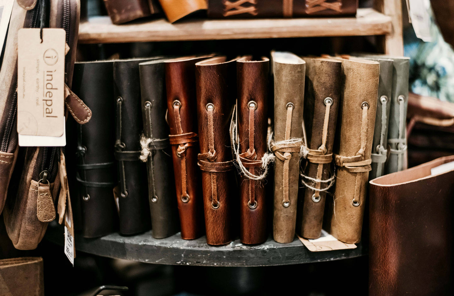 Leather Journal-Traveller: Tan / TRV-Unlined