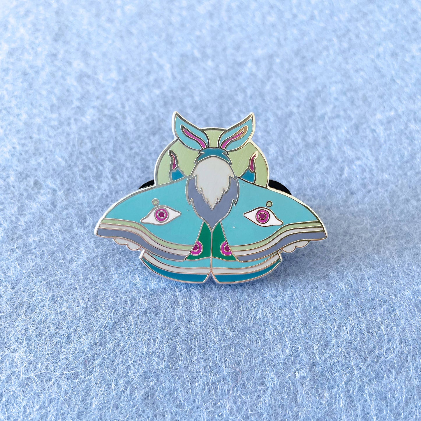 Lapel Pin - Frost Moth