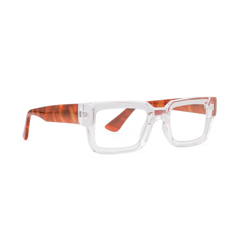 JONAH | Transparent Clear | Tortoise | Blue Light: 2.00