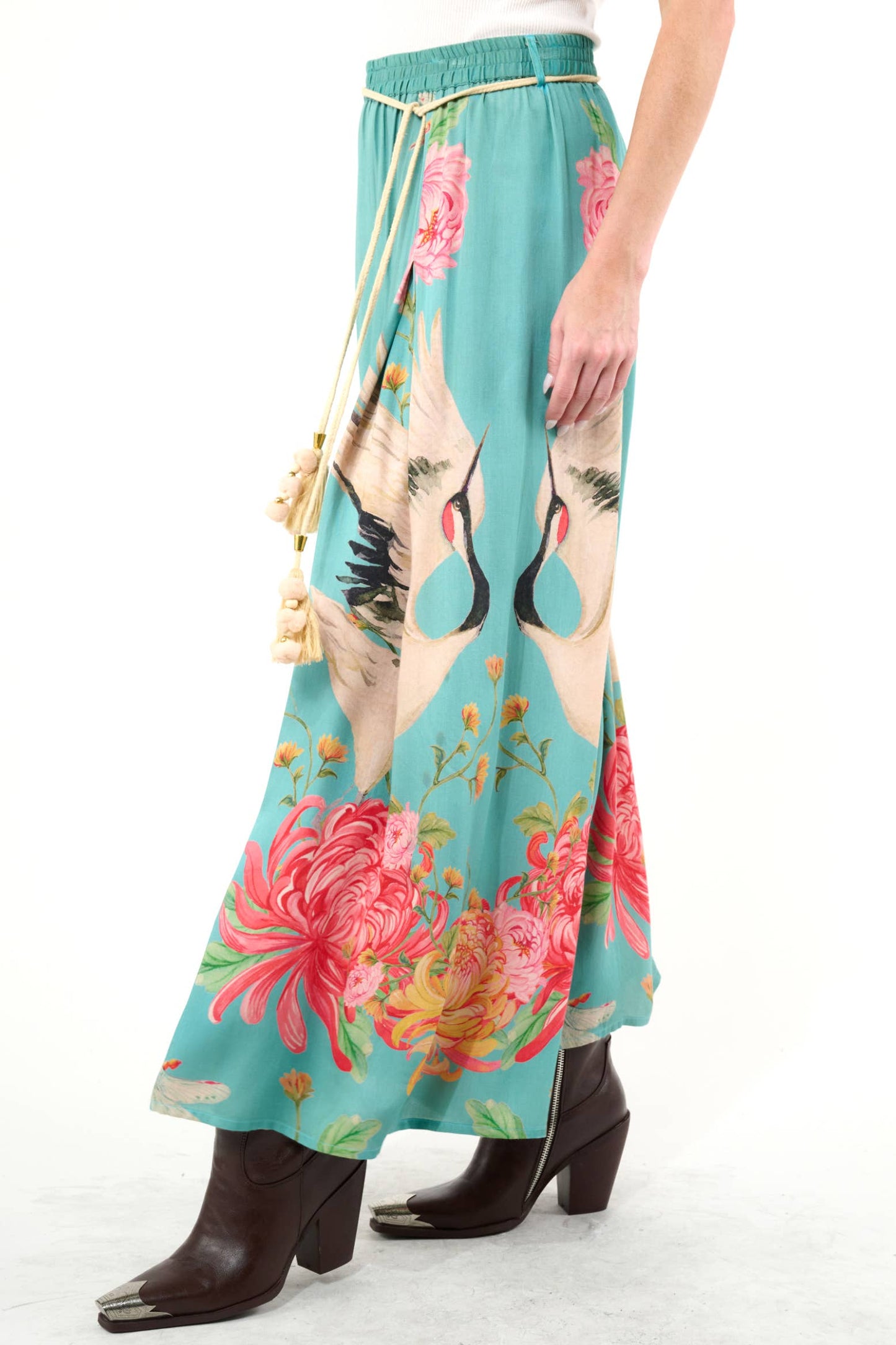 The Legend of the Crane Pants : Vintage Emerald / Size Small