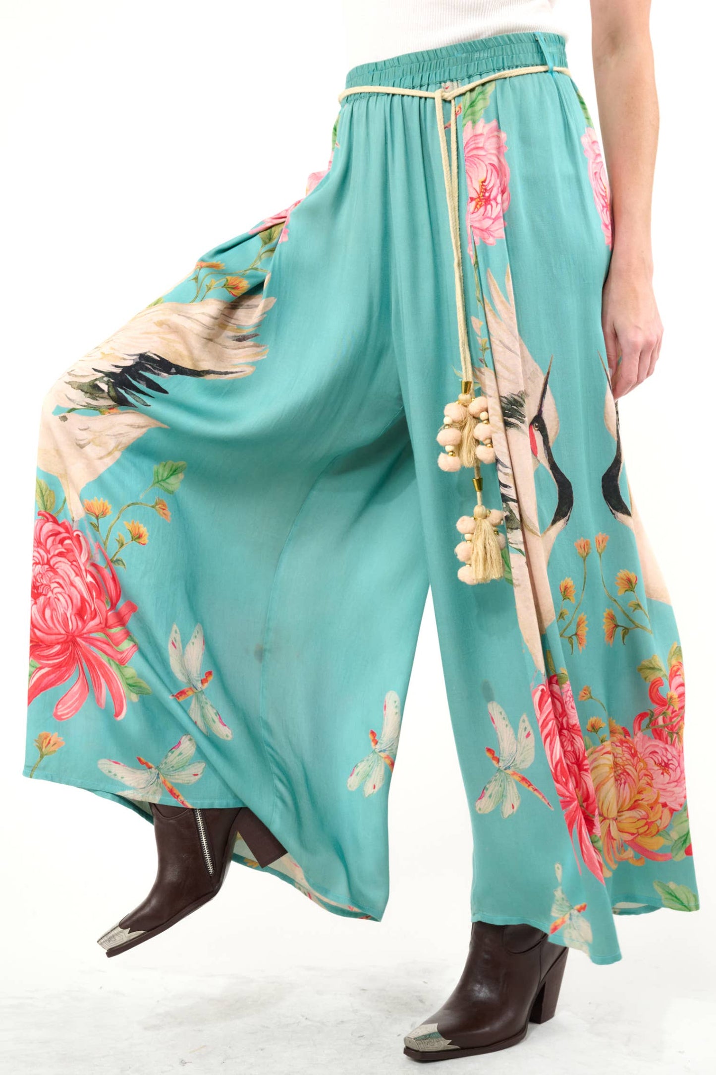 The Legend of the Crane Pants : Vintage Emerald / Size Small