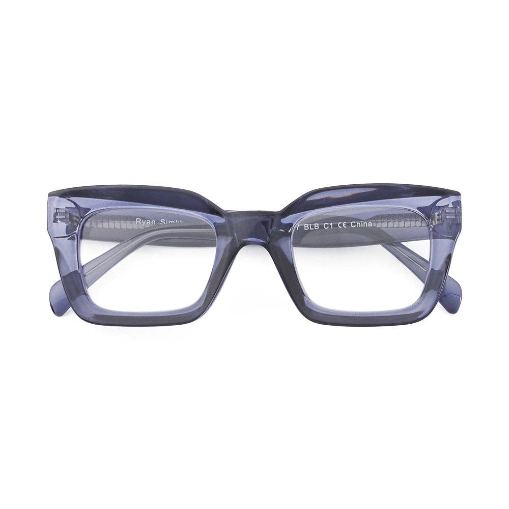 NOLA Reading Glasses| Transparent Blue | Blue Light