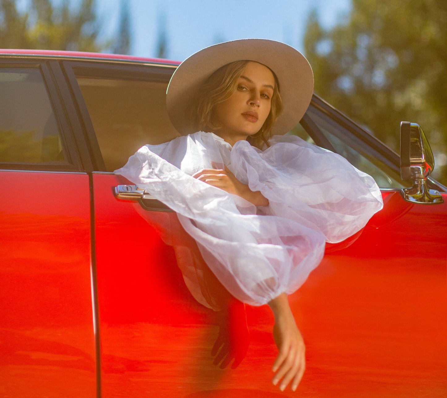Cordobés Style Beige Fine Wool Felt Hat