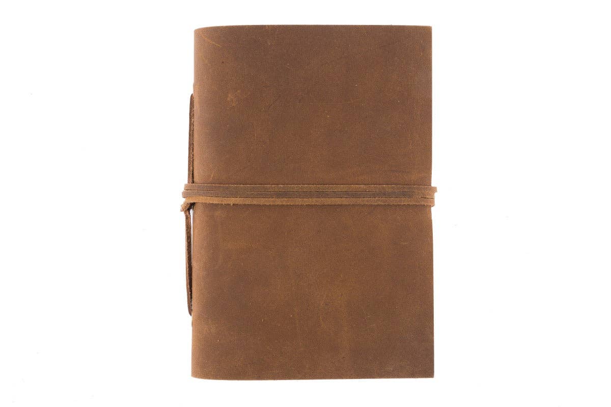 Leather Journal-Traveller: Tan / TRV-Unlined