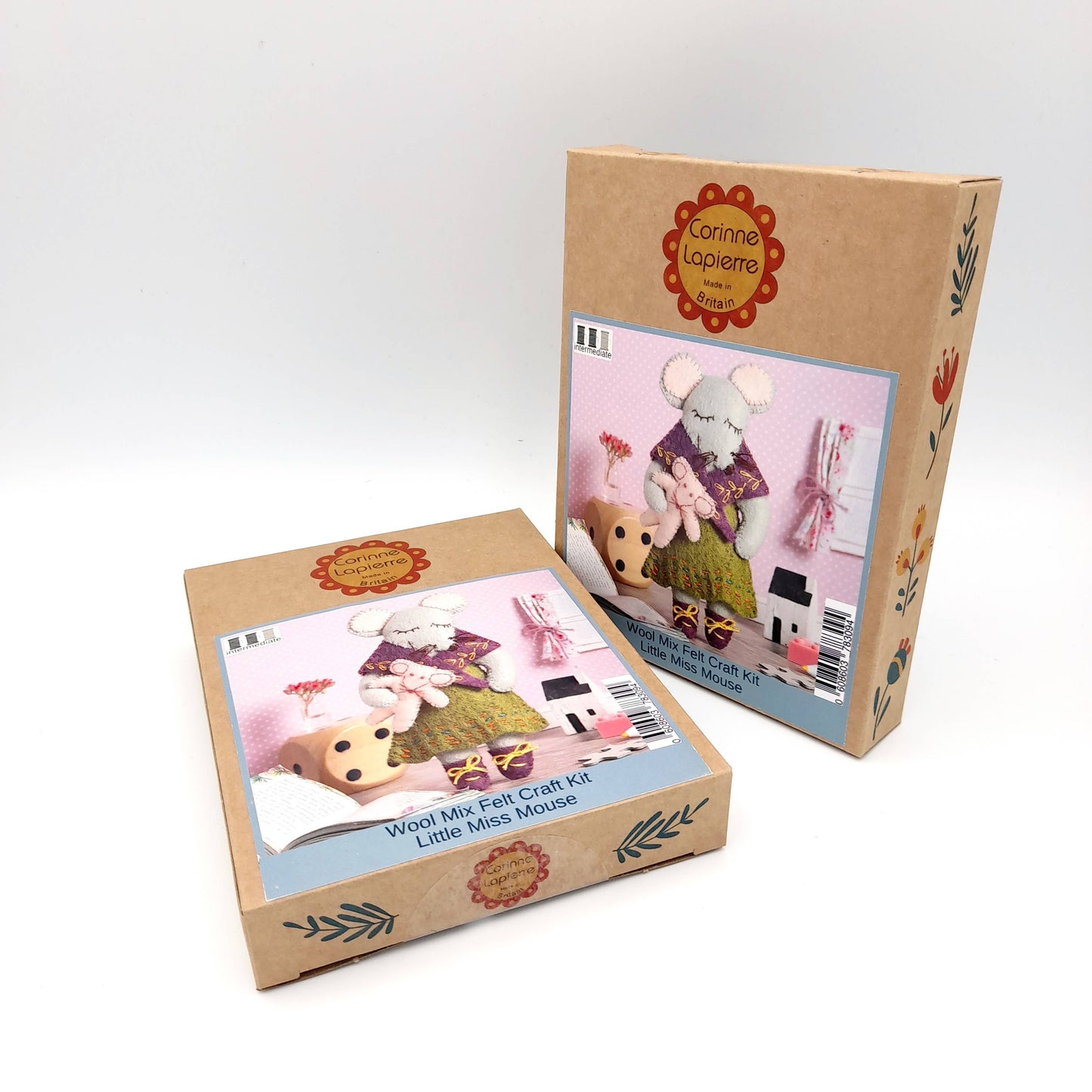 Little Miss Mouse Felt Craft Mini Kit: English