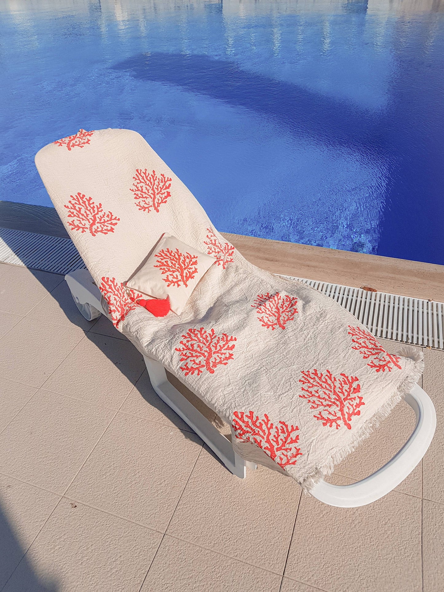 Coral Reef Turkish Beach Towel