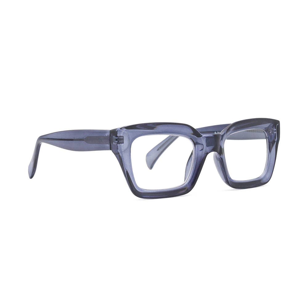 NOLA Reading Glasses| Transparent Blue | Blue Light