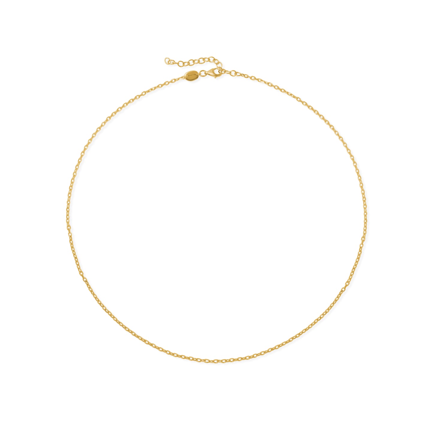 WARRIOR WOMAN TALISMAN MEDALLION & CHAIN in 18Kt YELLOW GOLD PLATED STERLING SILVER
