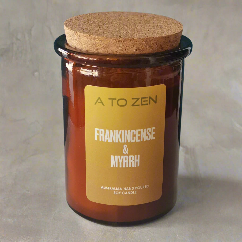 Frankincense & Myrrh Soy Candle -Small