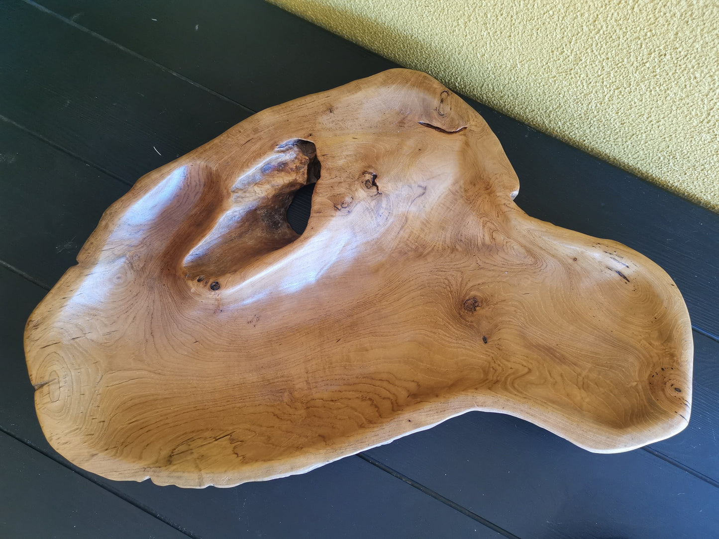 LARGE TEAK TRAY- No 1