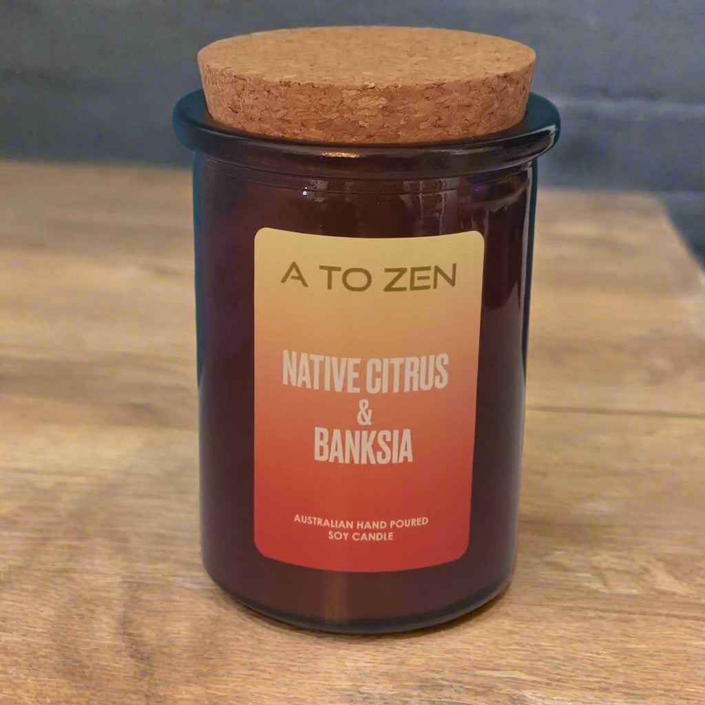 Native Citrus & Banksia Soy Candle -Small