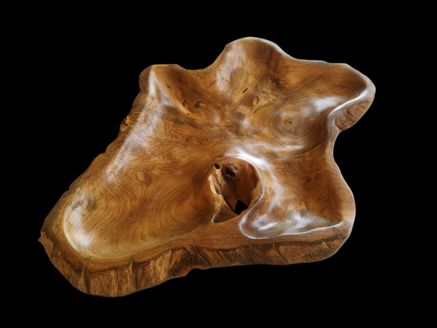 LARGE TEAK TRAY- No 4