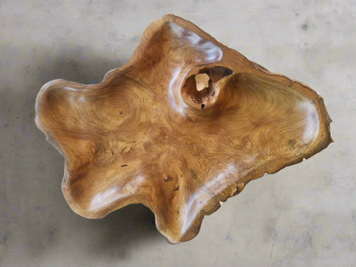 LARGE TEAK TRAY- No 4