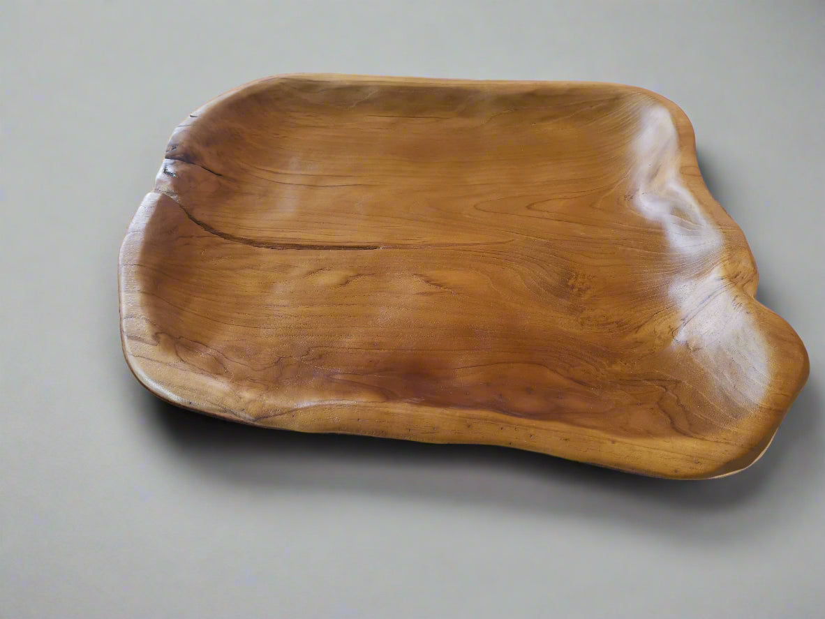 LARGE TEAK TRAY- No 5