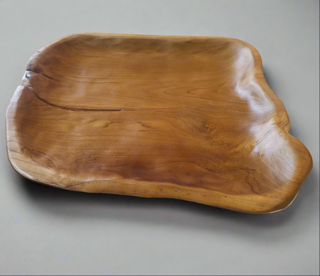 LARGE TEAK TRAY- No 5