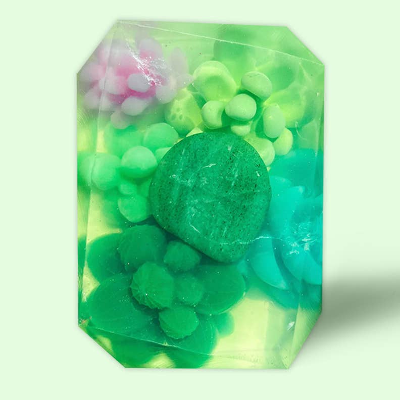 Flourishing Garden (Taurus) - Zodiac Crystal Bar Soap