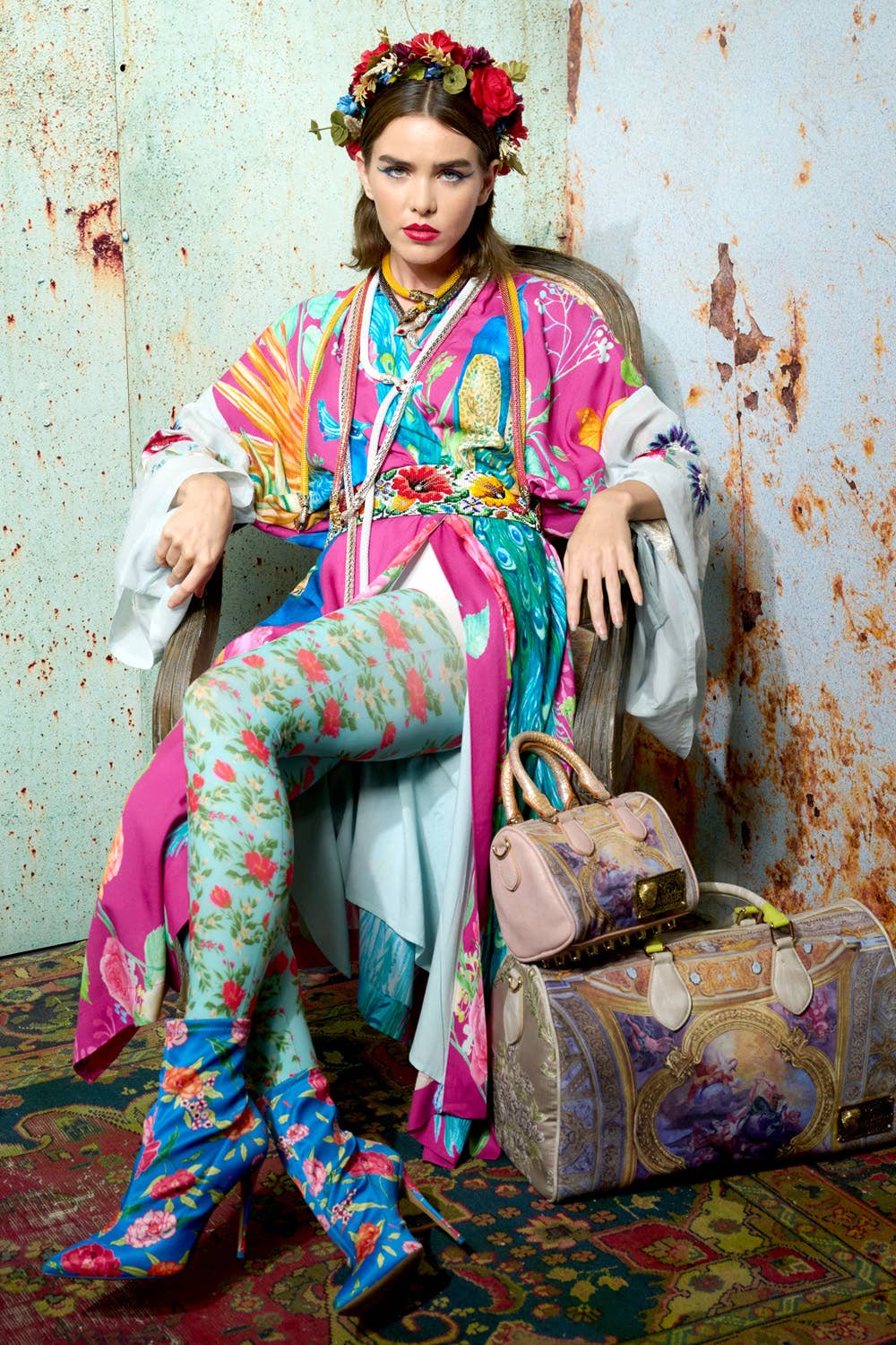 Marie Antoinette Kimono / Topper / Duster: S