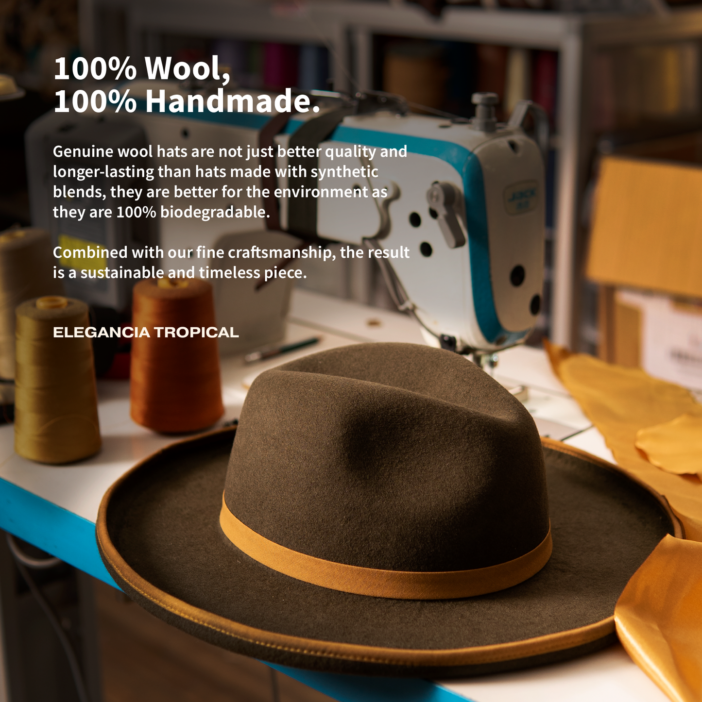 Royale Black - Festival Style Fine Wool Hat