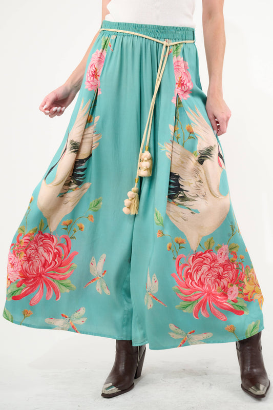 The Legend of the Crane Pants : Vintage Emerald / Size Small