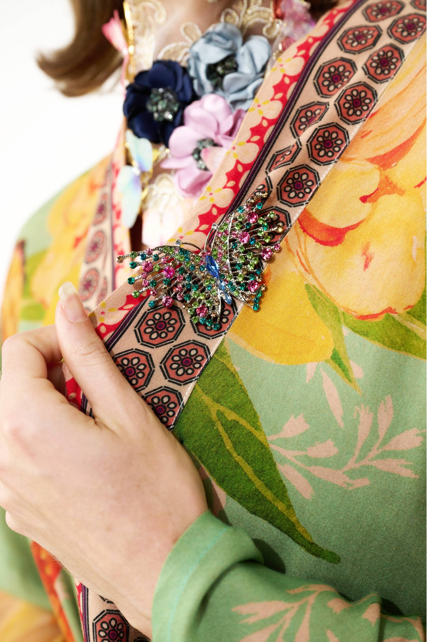 Primavera Kimono / Duster: Vintage Teal / One Size