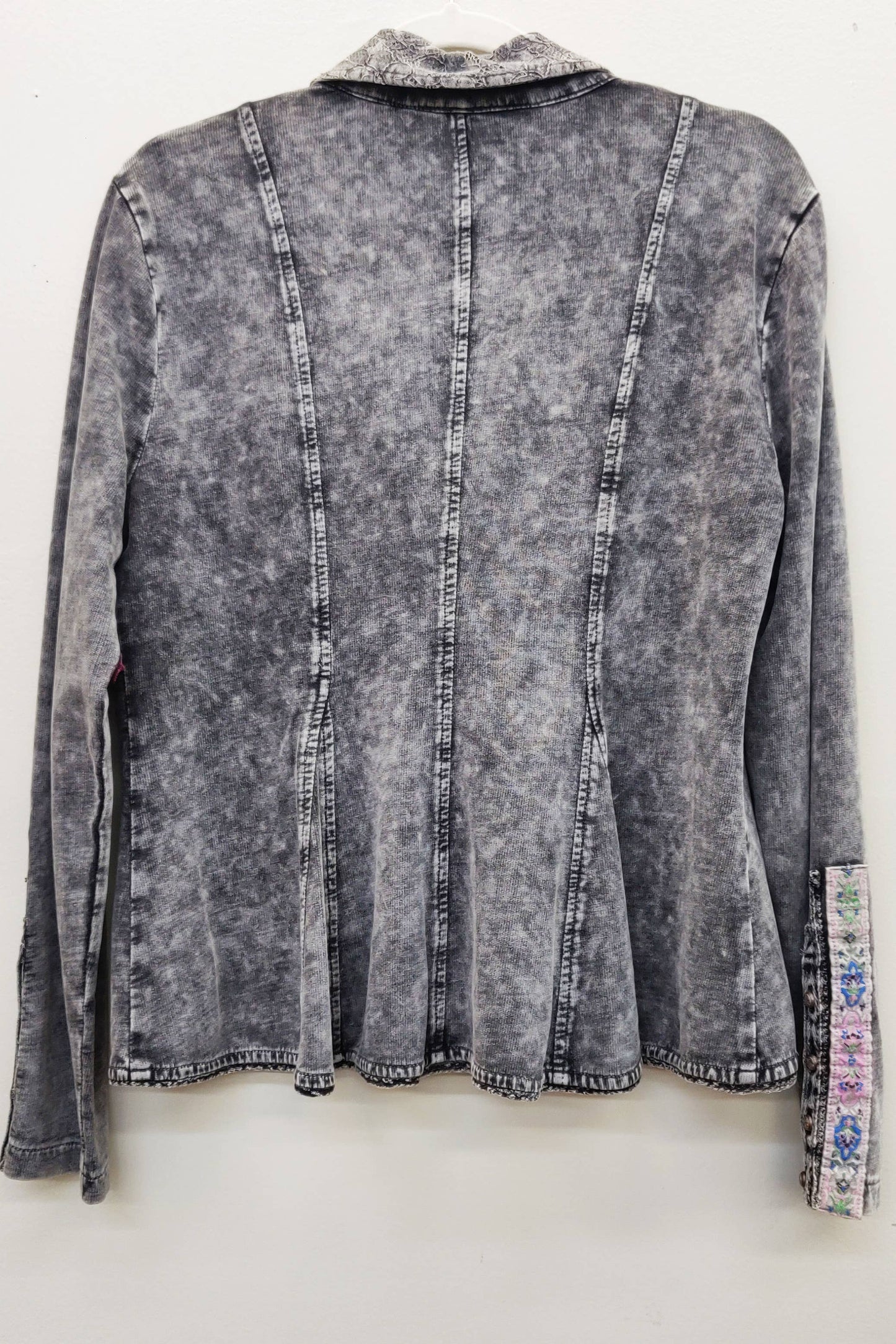 Colonel French Terry Knitted Jacket - Blazer : Charcoal / Small