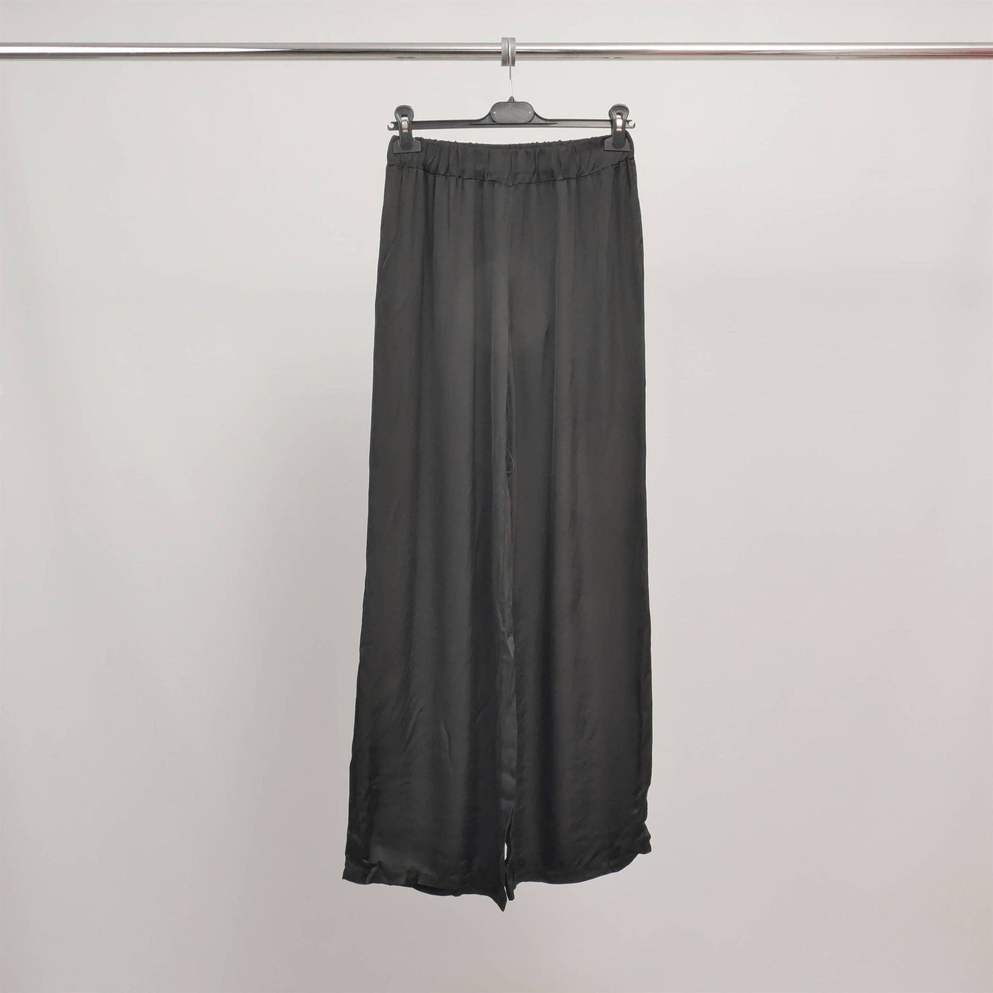 Fluid wide-leg pants in viscose TDM26320VS-2: Marron