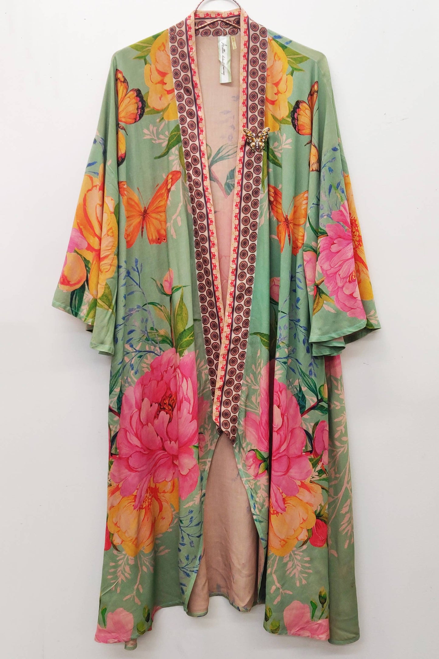 Primavera Kimono / Duster: Vintage Teal / One Size