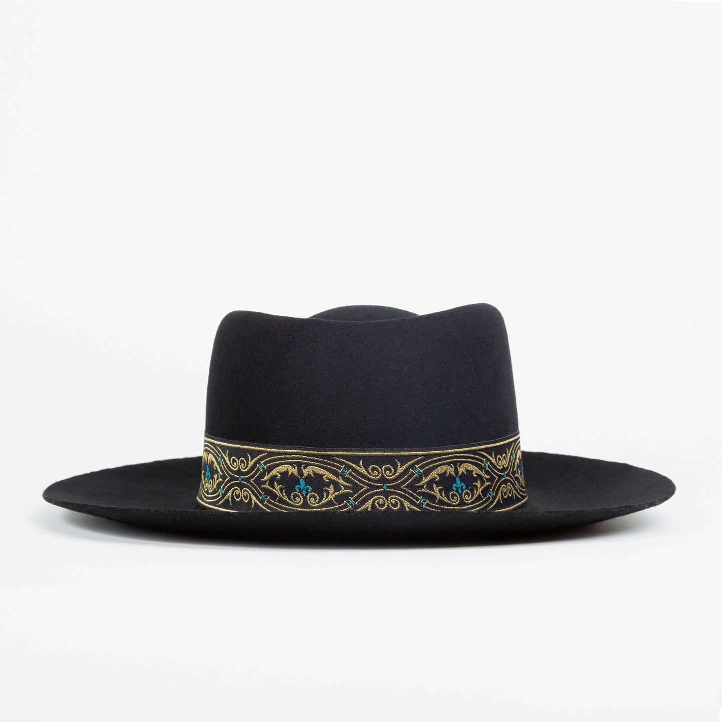 Royale Black - Festival Style Fine Wool Hat