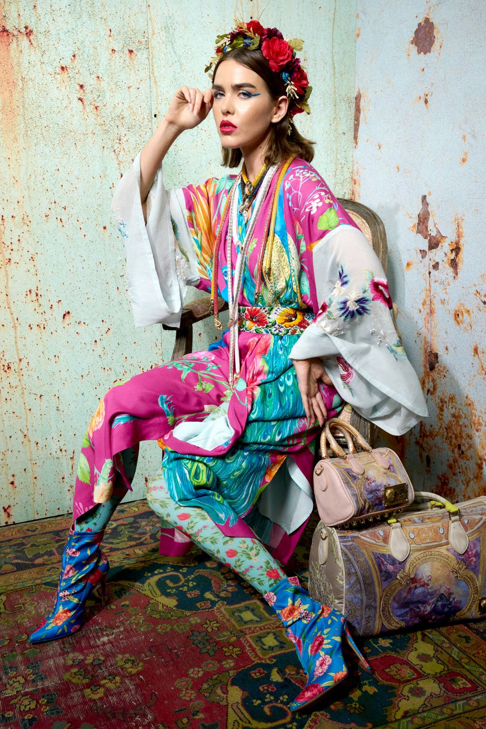 Marie Antoinette Kimono / Topper / Duster: S