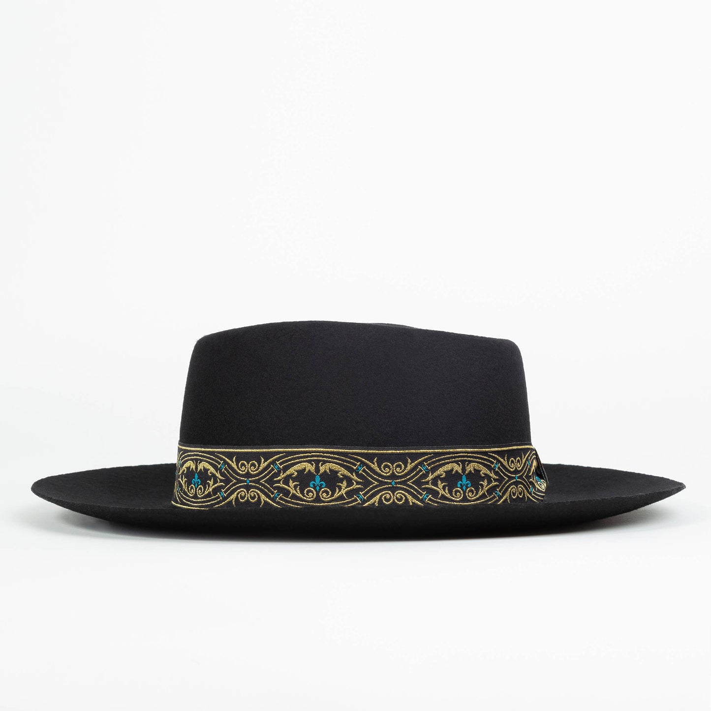 Royale Black - Festival Style Fine Wool Hat
