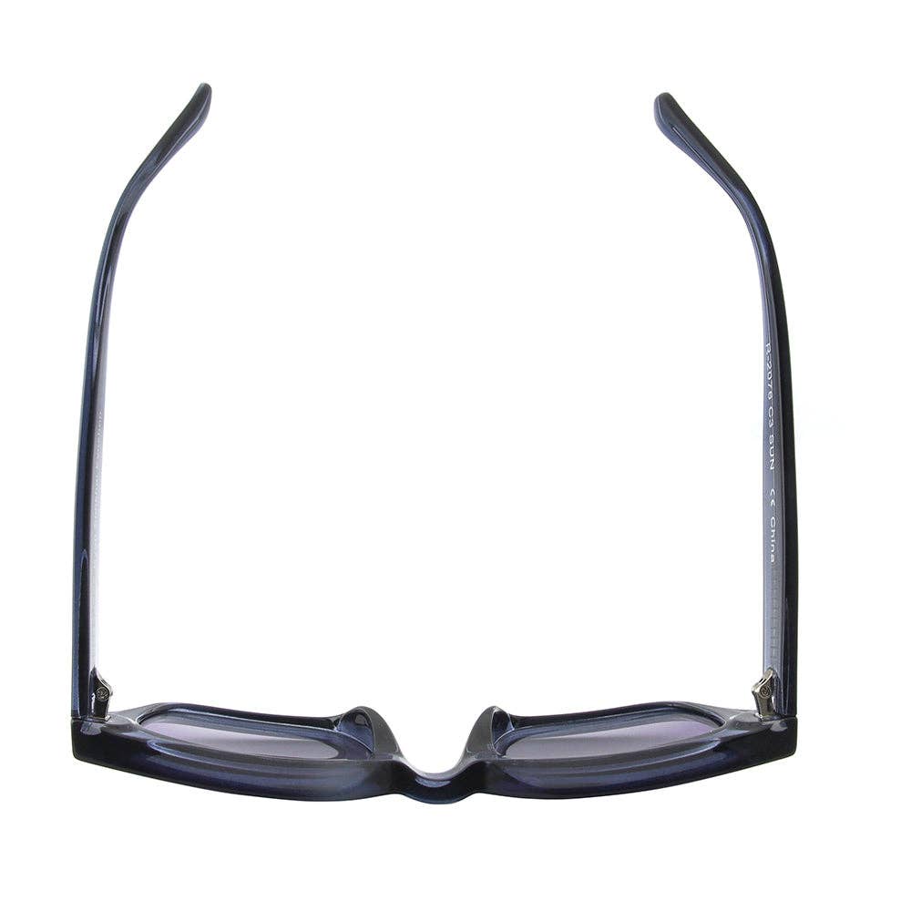 DELPHI | Transparent Blue / Smokey Lens | Polarized Sunglass