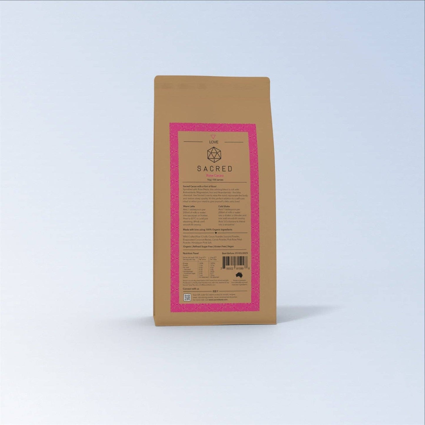 Love - Rose Cacao: 250g | 25 serves