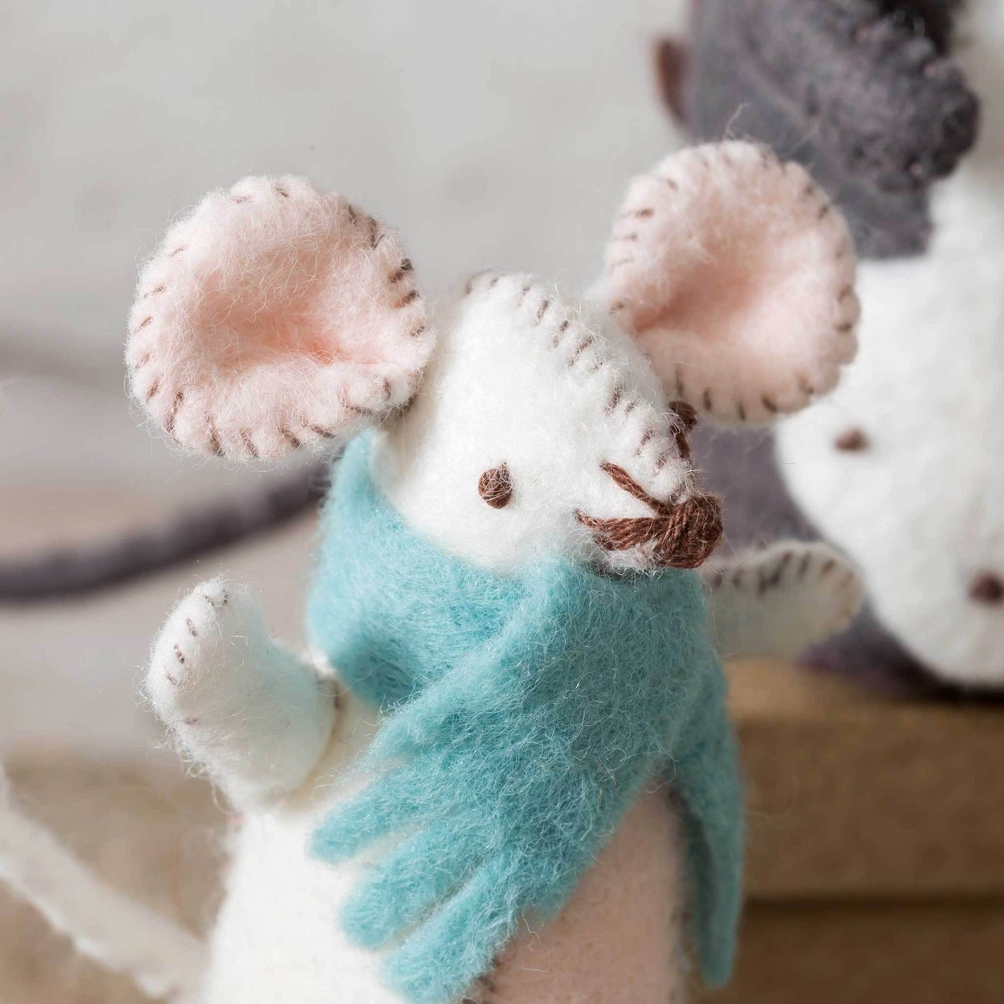 Mouse Family Felt Craft Kit: English