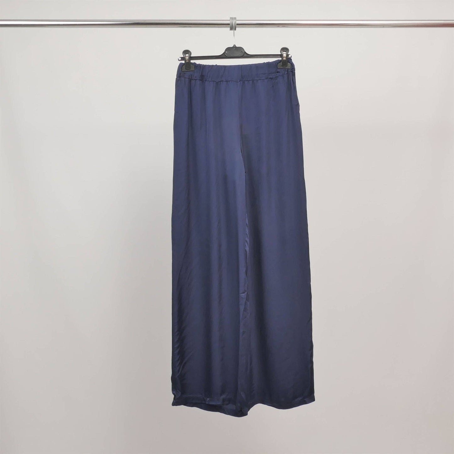 Fluid wide-leg pants in viscose TDM26320VS-2: Marron