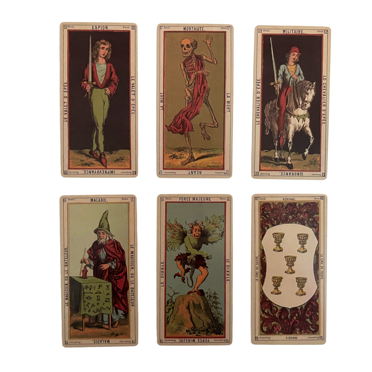 Grand Etteilla Tarot Deck & Guide | Vintage Reproduction