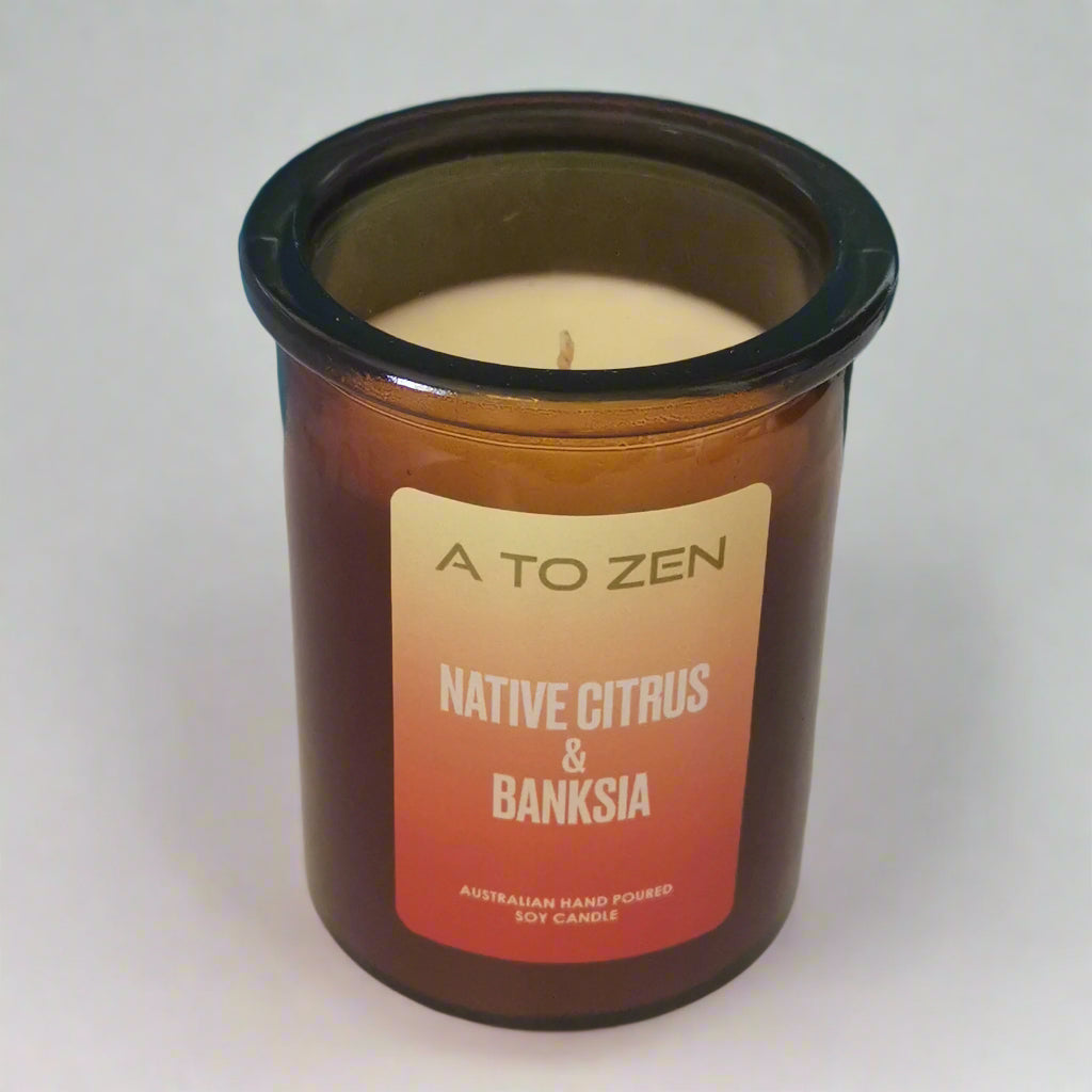 Native Citrus & Banksia Soy Candle -Small