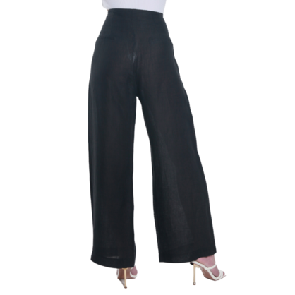 French Linen Wide Leg Pant