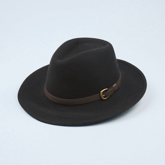 Rancher Black Festival Style Fall Felt Hat - Unisex: One size fits most