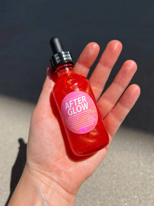 Afterglow - 2 oz Bath & Body Oil (Crystal-Infused)