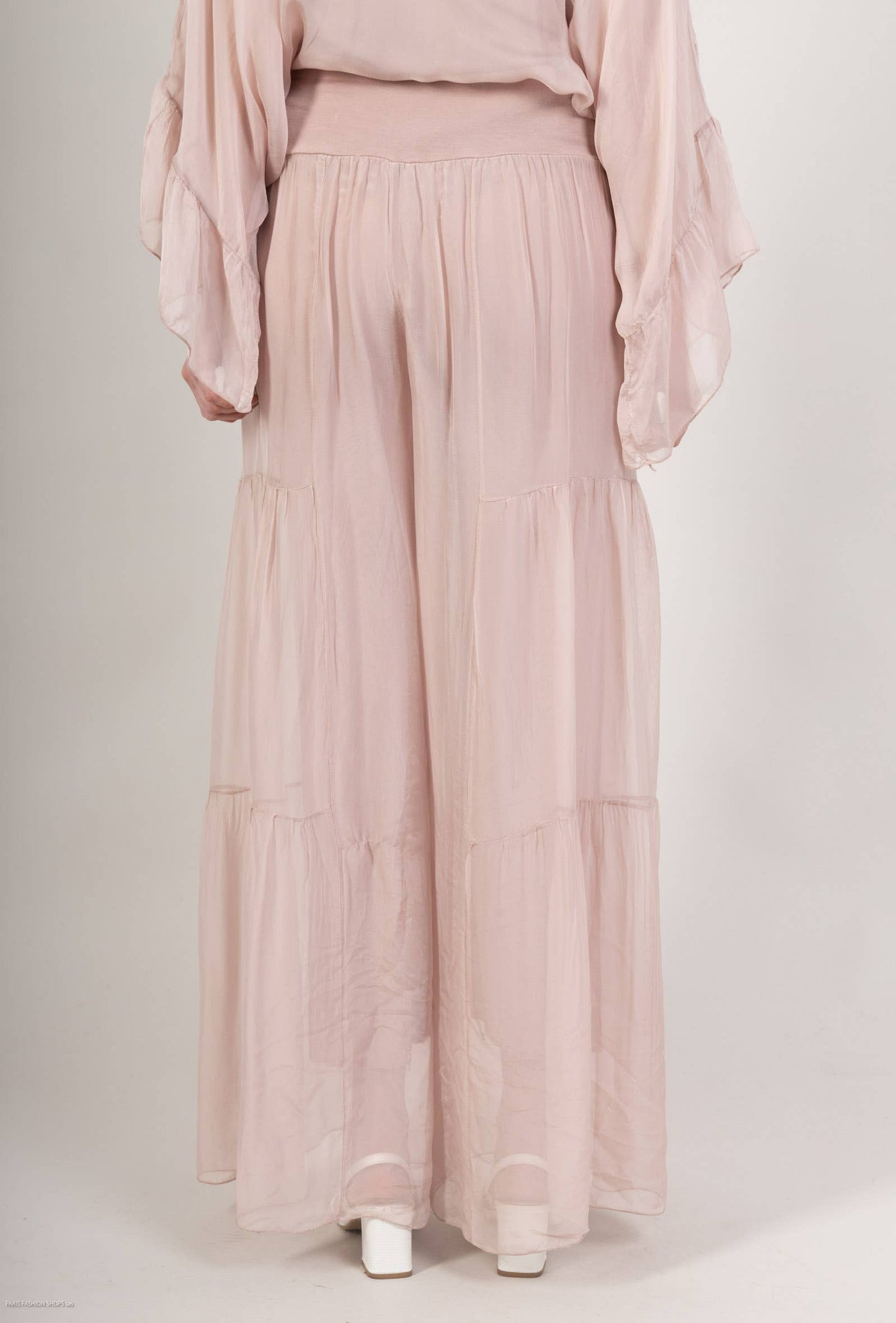 Layered Pants- 30% silk 70% viscose / Camel / One size- S to M