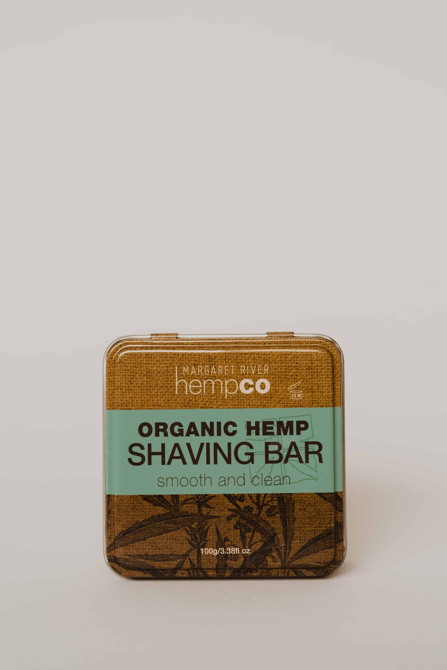 Hemp Shaving Bar: Tin & Bar