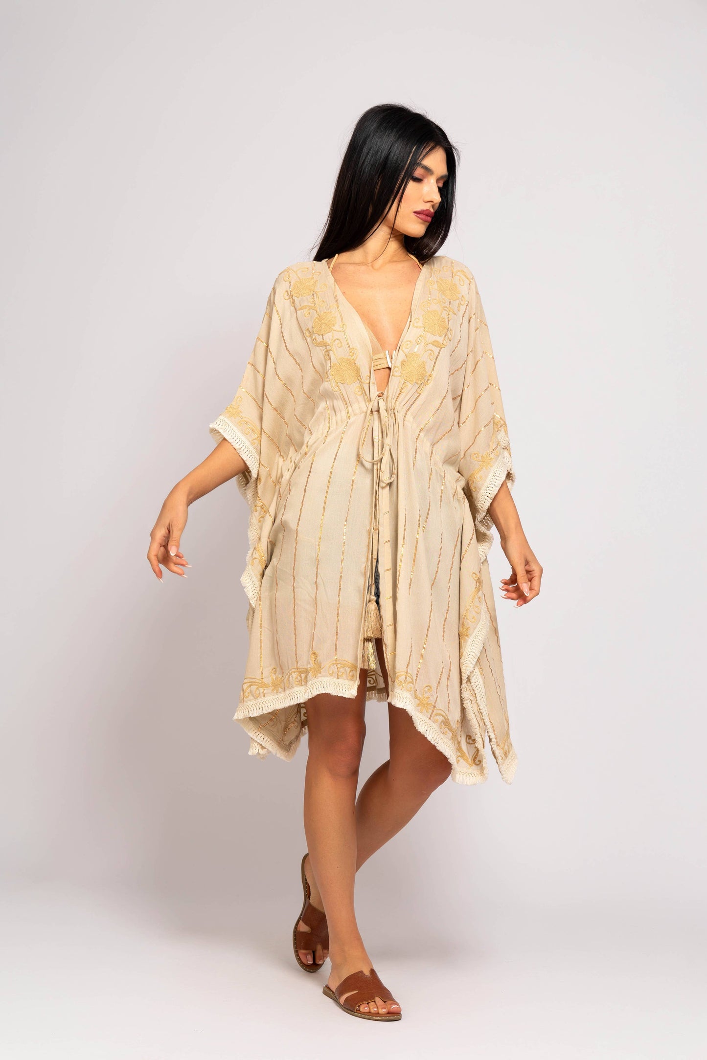 RESORT/BEACH KAFTAN COVER UP: One Size